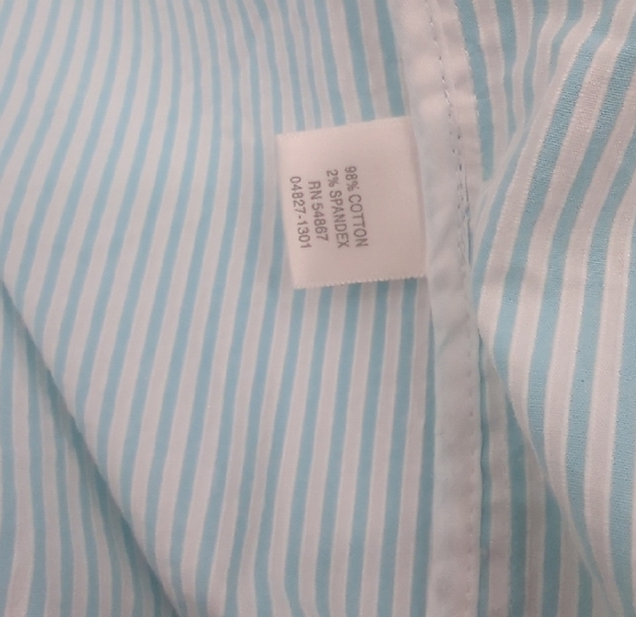 Christopher & Banks Summer Blue Seersucker Jacket With Two Pockets - Picture 6 of 8